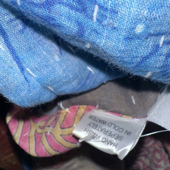 Rahab’s Rope Reversible Kantha Patchwork Kimono Robe - Picture 12 of 12